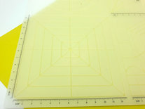 Silicon3D PLATE XXL (27x27cm) - 3D-Zeichenplatte mit raster für Ihren 3D-Stift!