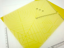 Silicon3D PLATE XXL (27x27cm) - 3D-Zeichenplatte mit raster für Ihren 3D-Stift!