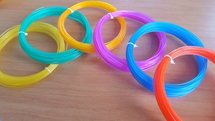 6x 10m - PLA Gläsernes | Filament paket (etwa. 200g)