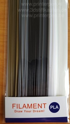 60x 0,25m - PLA Sticks - Glanz & Glitter