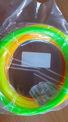 6x 10m - PLA Fluorescent | Filament paket (etwa. 200g)
