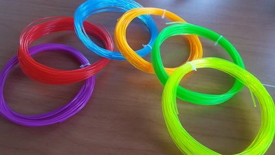 6x 10m - PLA Fluorescent | Filament paket (etwa. 200g)
