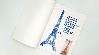 3D-Vorlagenheft | Lernen Sie einfach mit den 3D-Stift zeichnen! (40 Seiten)