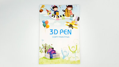 3D-Vorlagenheft | Lernen Sie einfach mit den 3D-Stift zeichnen! (40 Seiten)