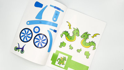 3D-Vorlagenheft | Lernen Sie einfach mit den 3D-Stift zeichnen! (40 Seiten)