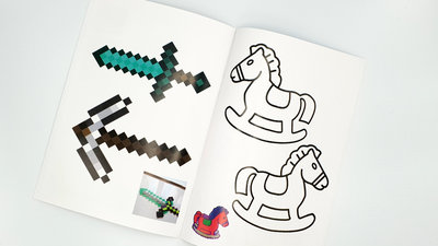 3D-Vorlagenheft | Lernen Sie einfach mit den 3D-Stift zeichnen! (40 Seiten)