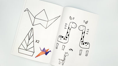 3D-Vorlagenheft | Lernen Sie einfach mit den 3D-Stift zeichnen! (40 Seiten)