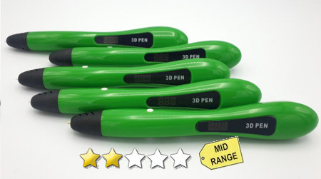 3DTech trendline III (ONE-SPEED) *3D Stift* (ABS+PLA!!!) *DISPLAY & USB*