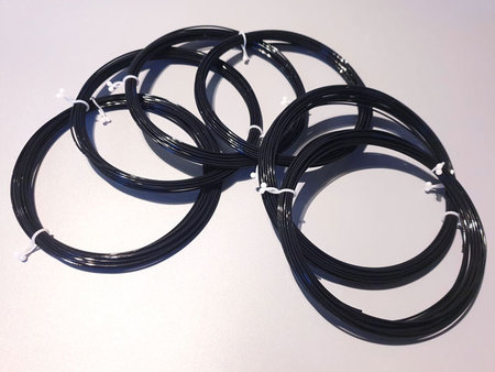 2X 10M - PLA Filament Schwarz für 3D Stifte (±65G)