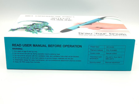 3DTECH Slimline III Automatic 3D-PEN-STIFT (ABS+PLA) *USB+OLED+ALU*