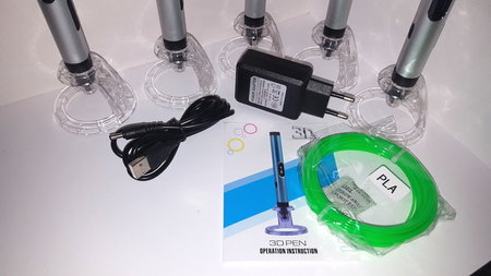 3DTECH Slimline III Automatic 3D-PEN-STIFT (ABS+PLA) *USB+OLED+ALU*