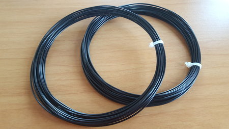 2X 10M - PLA Filament Schwarz für 3D Stifte (±65G)