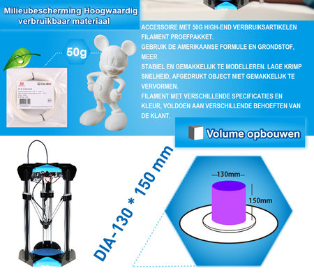 3D Drucker CoLiDo - D1315 Plug&Play - model 2018 -