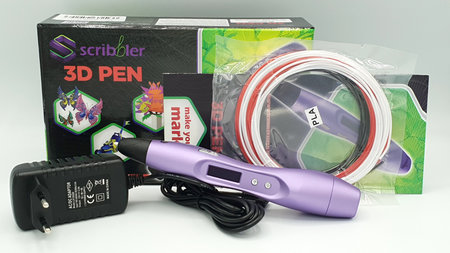 Scribbler v3 3d-drucker stift *oLED display* (PLA & ABS)